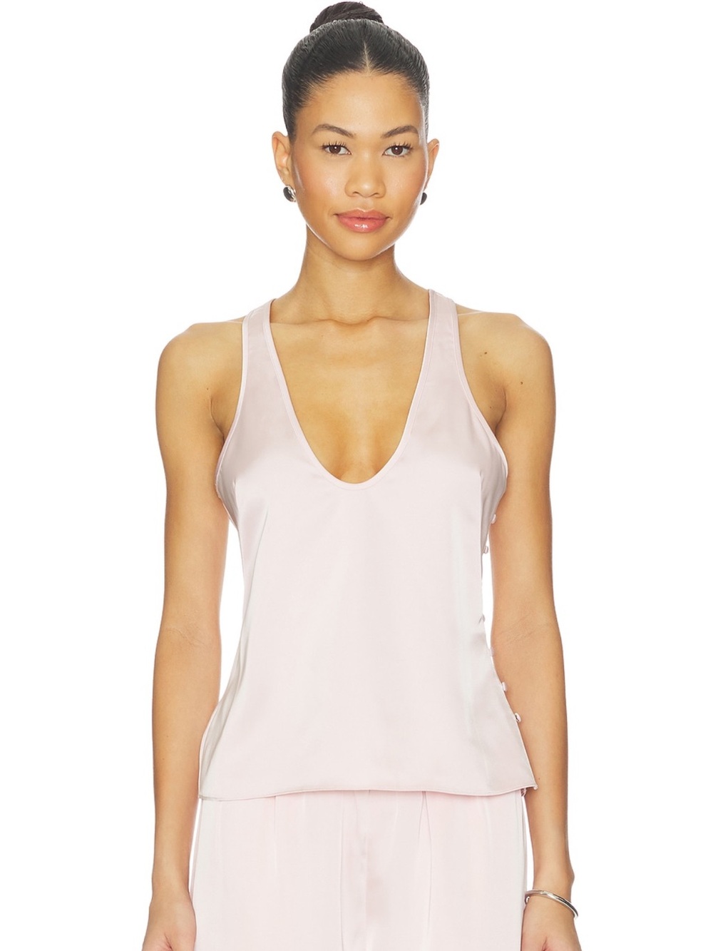 Revolve (lovers&friends) Light Pink V-Neck Cami Tank Top